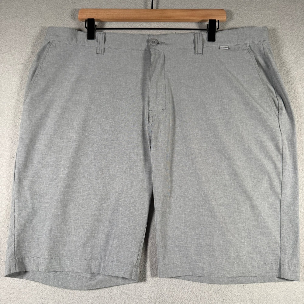 TravisMathew Beck Mens Golf Shorts Grey Heather Stretch 1MM208 Size 40